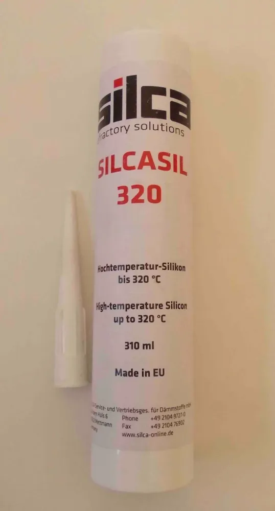 Høy temperatur silikon 320 ° C varme -resistent svart patron
