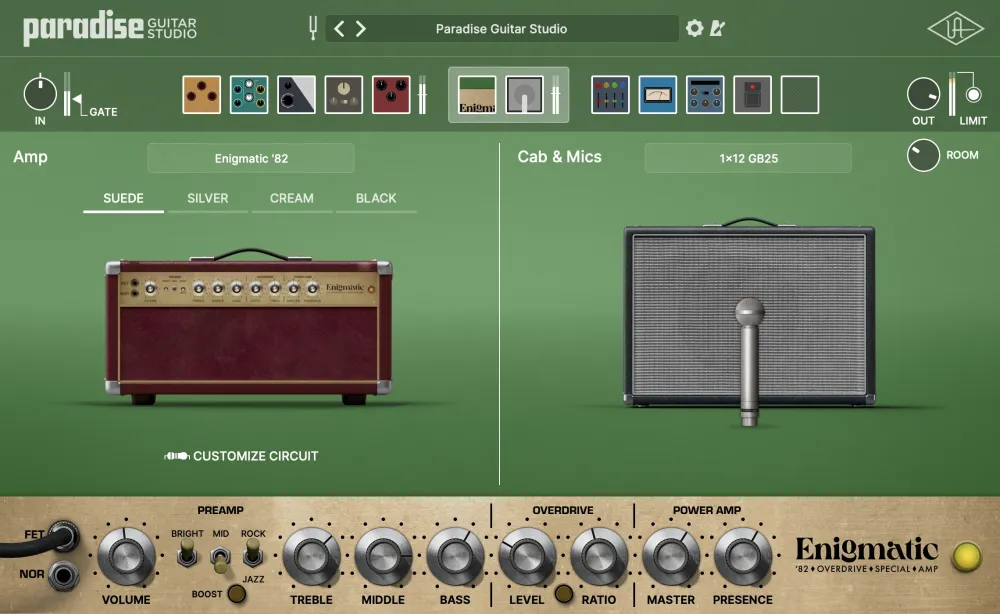 UAD Paradise Guitar Studio