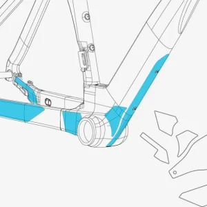 XA53 Transparent Protectors Kit Frame Orca Aero OMX