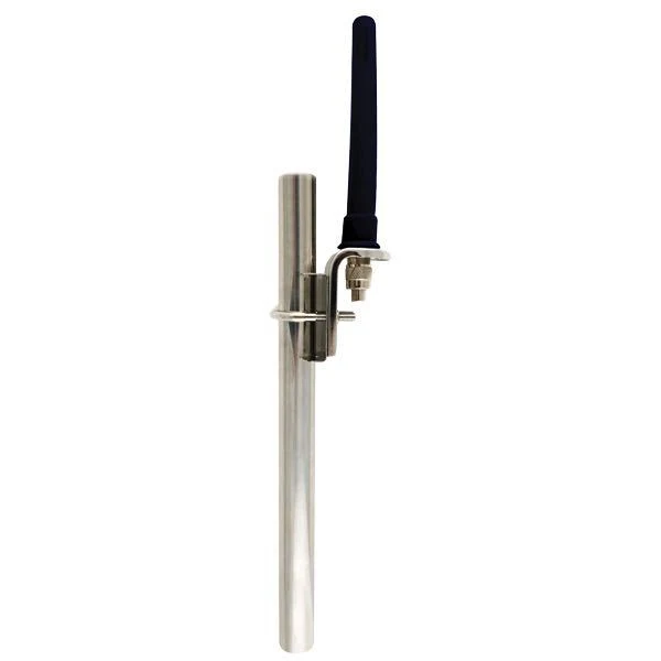 Glomex, RA111 VHF-antenne med kabel og plugg, 14 cm, 156/162 MHz, 1,0 dB