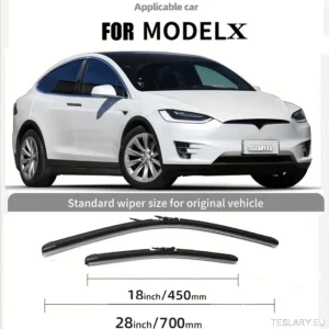 Tesla Model X Wiper Blade Kit (begge vindusviskere) 18/8/28 2016 - 2020 LHD