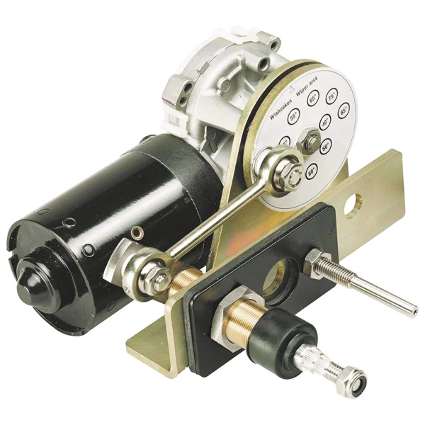 Exalto, Viskermotor Heavy Duty, 70 mm aksel / 12V, 23 Nm, 40-90°