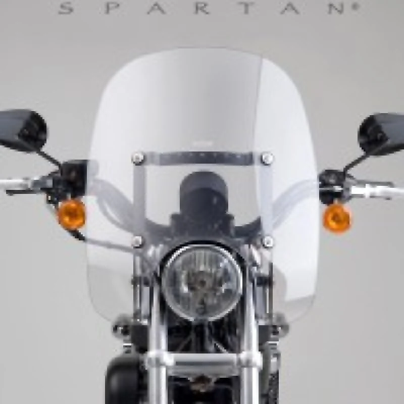 National Cycle 88-22 Harley-Davidson XL 39 mm. Spartan Windshield 17 . Narrow-Clear