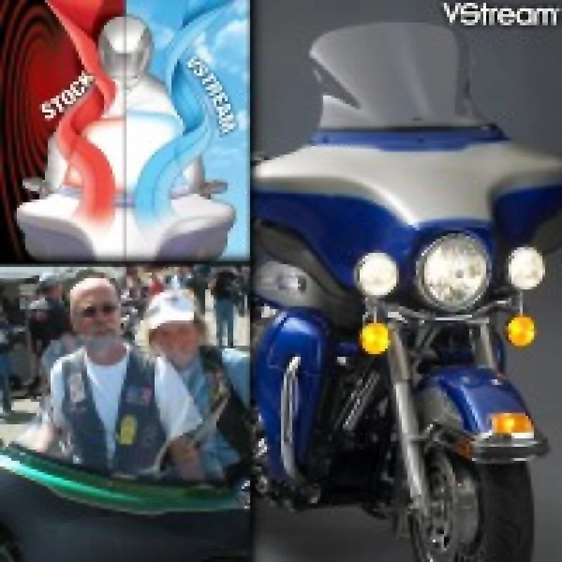 National Cycle 96-13 Harley-Davidson FLHT/FLHX/FLHTK Touring/Tri-Glide VS Mid/Std. Windshield-Clear