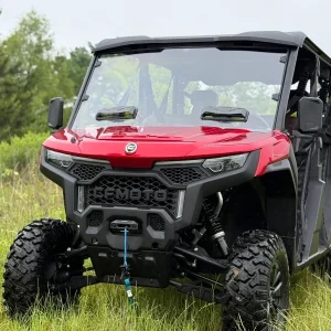 Seizmik 25+ CFMOTO U10/ 10 XL Pro Toolless Windshield - Hardcoated